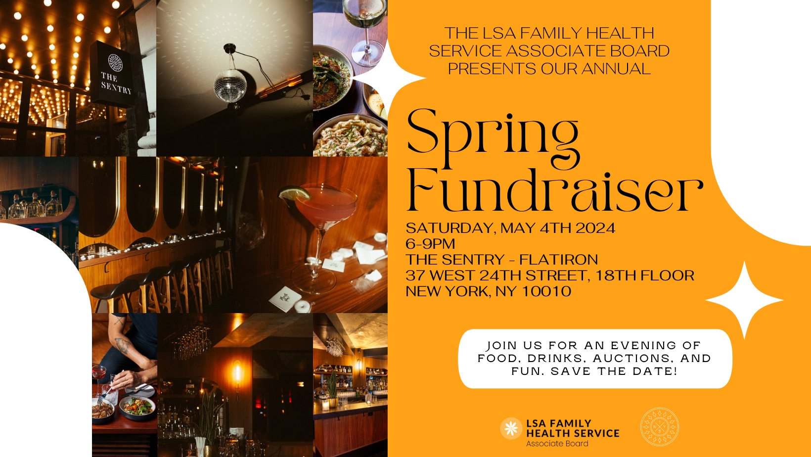 Save the Date! LSA Associate Board's Annual Spring Fundraiser - May 4th, 2024 6-9PM